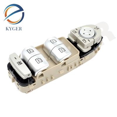 Phụ tùng phụ tùng Điện cửa sổ Khaki 2229052004 cửa sổ phía trước Lifer Switch Cho Mercedes Benz W222 W213 222 905 20 04