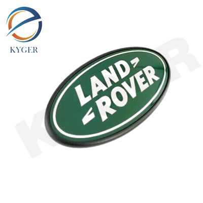 LR023287 Huy hiệu hình bầu dục màu xanh lá cây cho Land Rover LR2, huy hiệu trên cửa sau, hình bầu dục màu xanh lá cây bạc LR023287