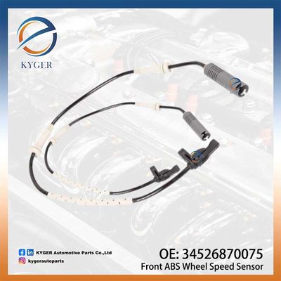Front ABS Wheel Speed Sensor 34526870075 3452 6870 075 6760424 34526760424 34526785020 for BMW E81E87 E82 E88 E90 E91E92 E93